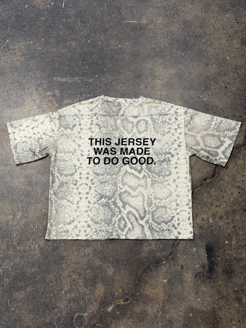 LET'S DO GOOD. LIGHT CAMO JERSEY