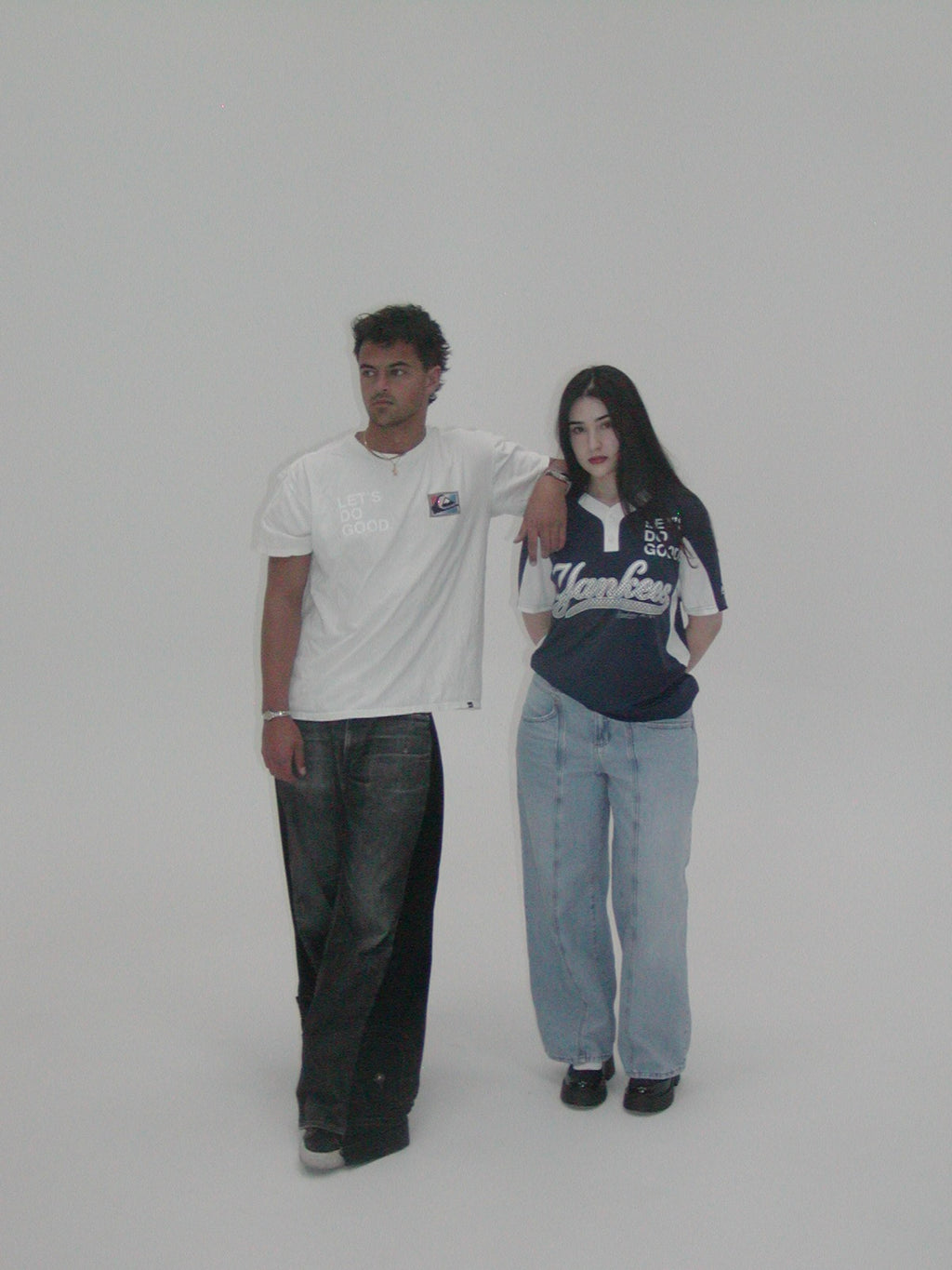 LET'S DO GOOD QUICK SILVER T SHIRT