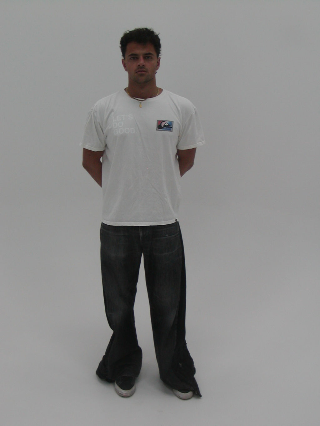 LET'S DO GOOD QUICK SILVER T SHIRT