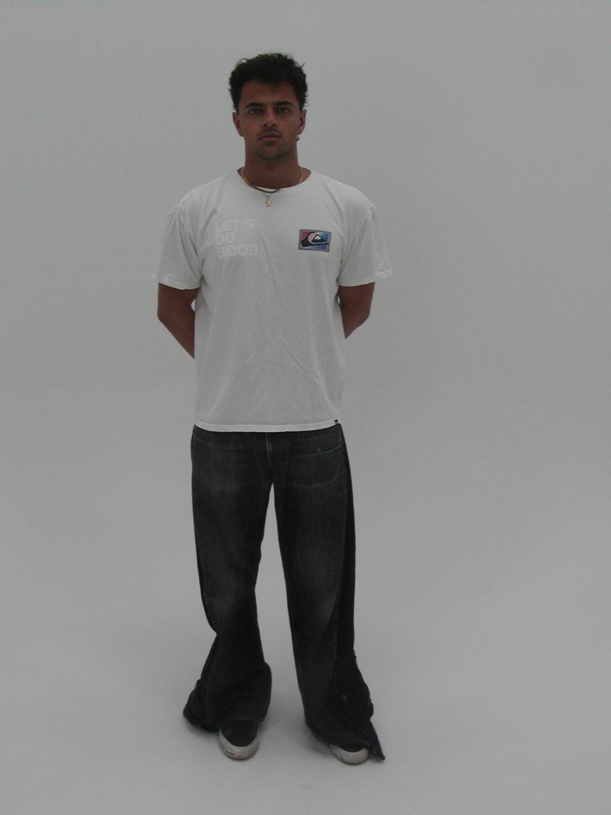 LET'S DO GOOD QUICK SILVER T SHIRT